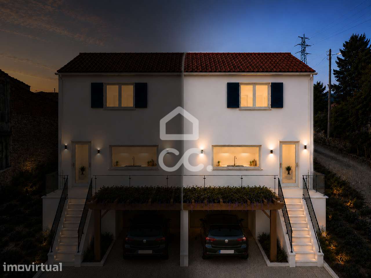 Casa geminada de 2 quartos com pátio – Almofala, Aguda - Grande imagem: 2/9