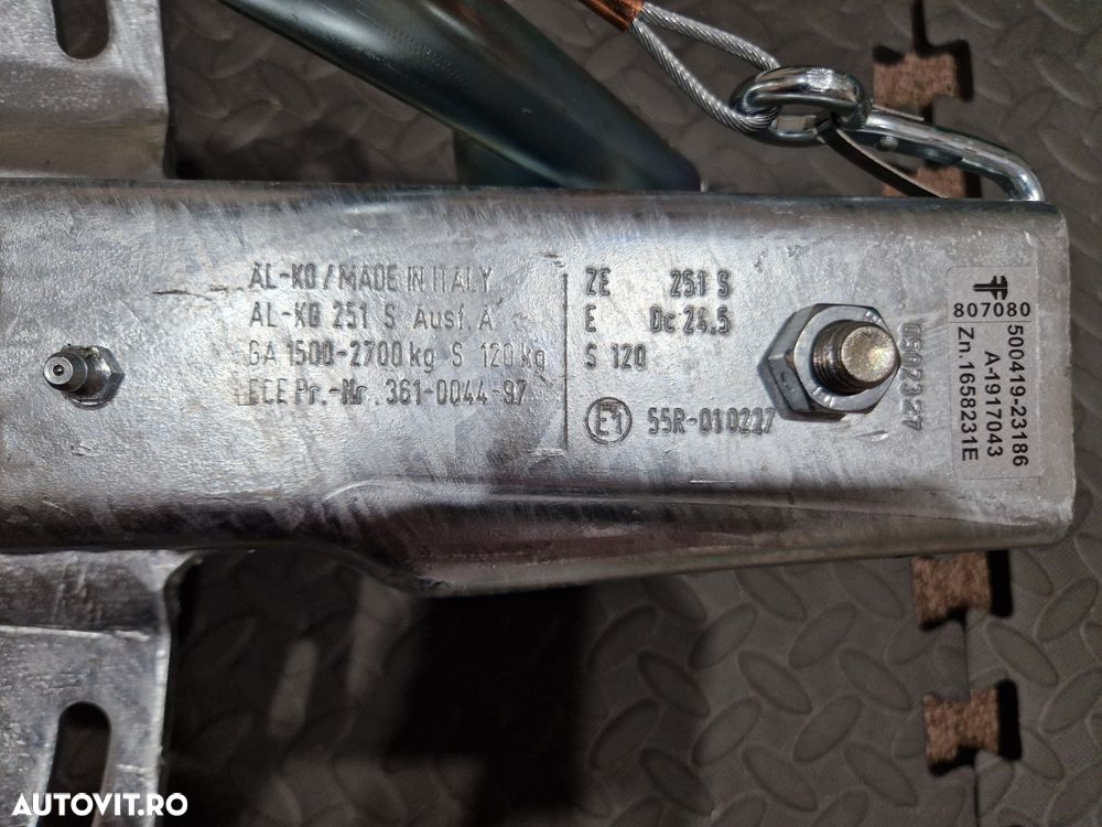 ALKO 251S, Dispozitiv inertial de franare MODELUL NOU 2700 kg - 5
