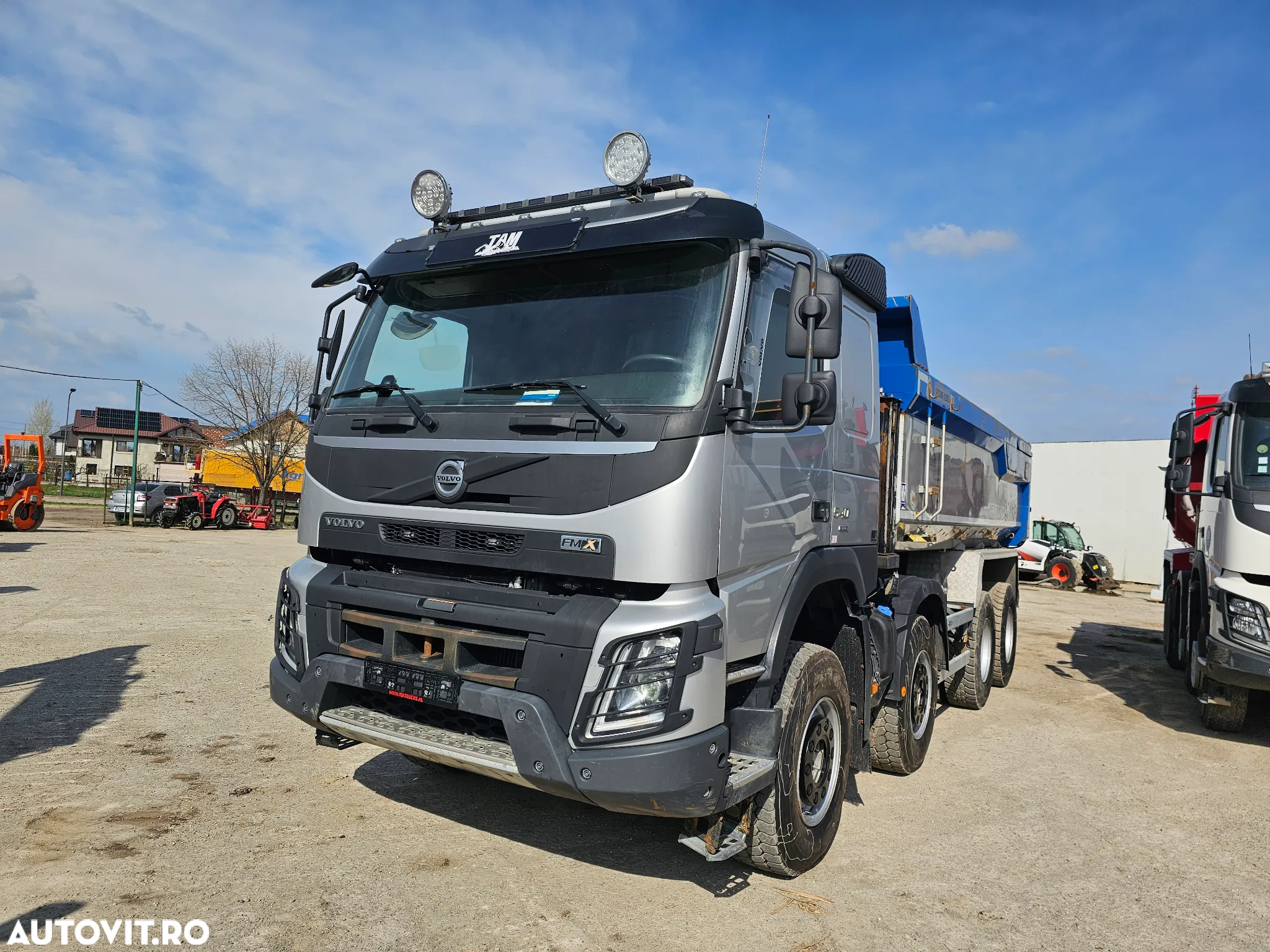 Volvo FMX 540 8x4 HD full complet autobasculanta basculanta - 4