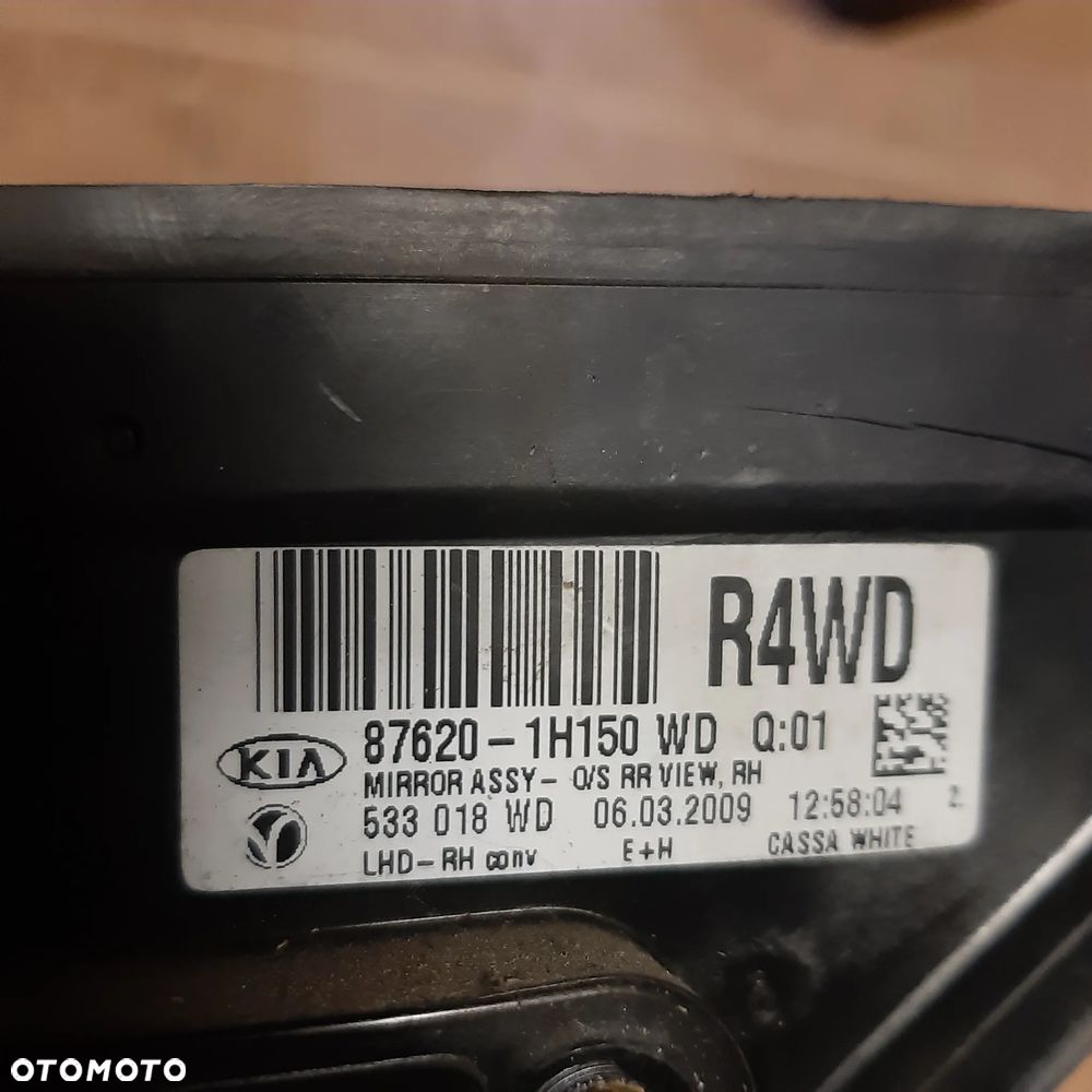 Lusterko Lewe Lub Prawe Kia Ceed 08-12 WD - 4