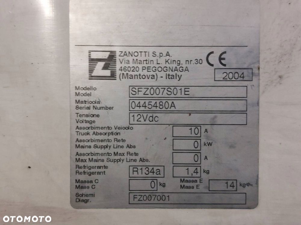 CHŁODNIA AGREGAT CHŁODNICZY OPEL COMBO C ZANOTTI SFZ007S01E IR32W00000 - 6