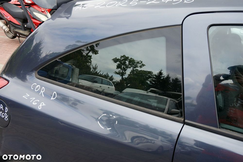 SZYBA KAROSERYJNA TYLNA PRAWA BOCZNA CORSA D IV 3D HB 13188509 OPEL 2006-2011 - 3