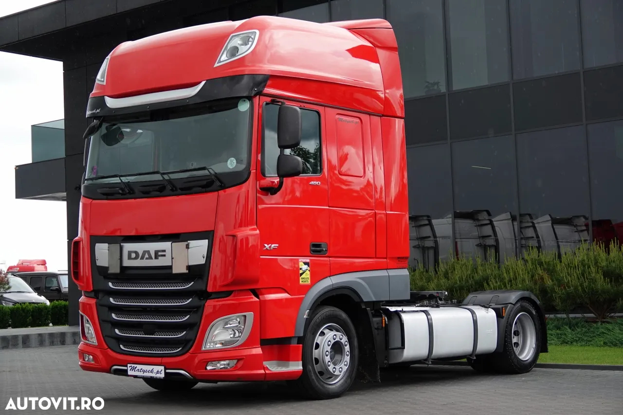 DAF XF 480 / PLATĂ JOSĂ / MEGA / 2021 / SSC / DUPĂ CONTRACT DE SERVICE GOLDEN / - 5