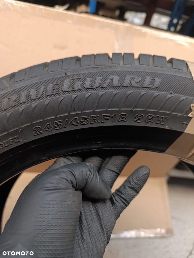 OPONY CAŁOROCZNE BRIDGESTONE DRIVEGUARD 245/45/18 RUNFLAT 2X7.3MM PARA 2SZT - 7