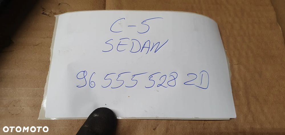 Półka tylna bagażnika Citroen C5 III Sedan 96555528ZD - 8