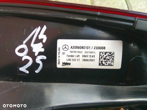 MERCEDES C KLASA W206 21- LED DIODA KOMBI LEWA TYLNA LAMPA A2069060101 - 8