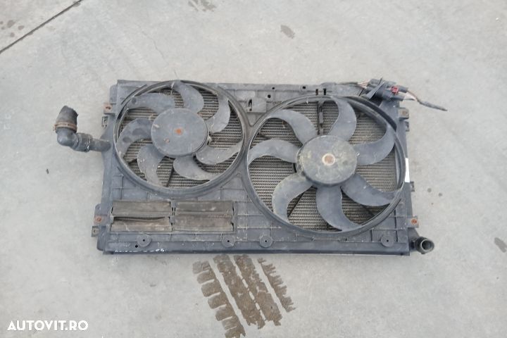 Radiator apa racire motor 3C0121253AR 1K0121207BC Electroventilator - 2