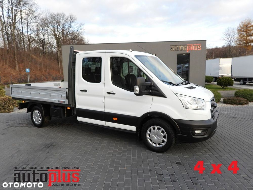 Ford TRANSIT 4X4 SKRZYNIA PODWÓJNA KABINA DOKA 6 MIEJSC TEMPOMAT LEDY ASO KLIMATYZACJA  170KM - 2