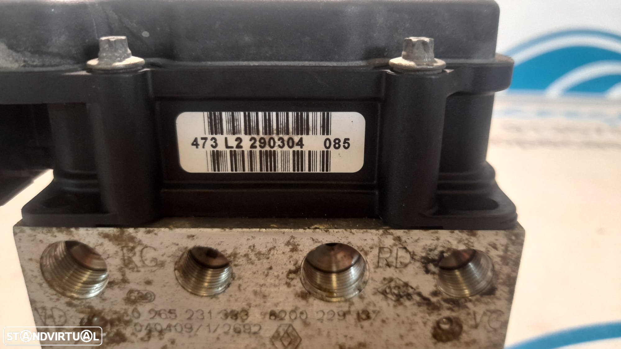 ABS MODULO BLOCO HIDRAULICO RENAULT CLIO II 2 MK2 BB CB 0265231333 8200229137 KANGOO EXPRESS FC0 FC1 KANGOO KC0 KC1 - 7