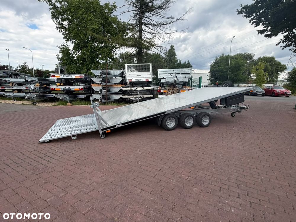 Martz Laweta Martz GT Universal 500/3 podłoga ALU DMC 3,5T 3 osie  koparka walec quad WYPRZEDAŻ - 9