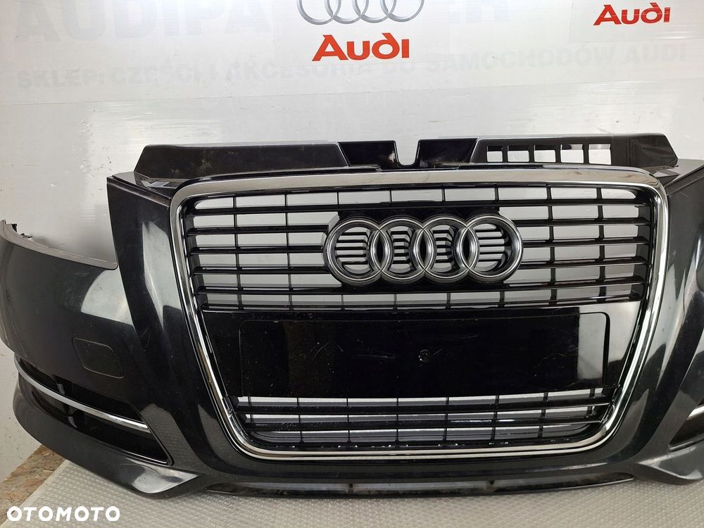 ZDERZAK AUDI A3 8P 8P0 2008-2012 LIFT PO LIFTINGU KOMPLETNY DUZY GRILL - 2
