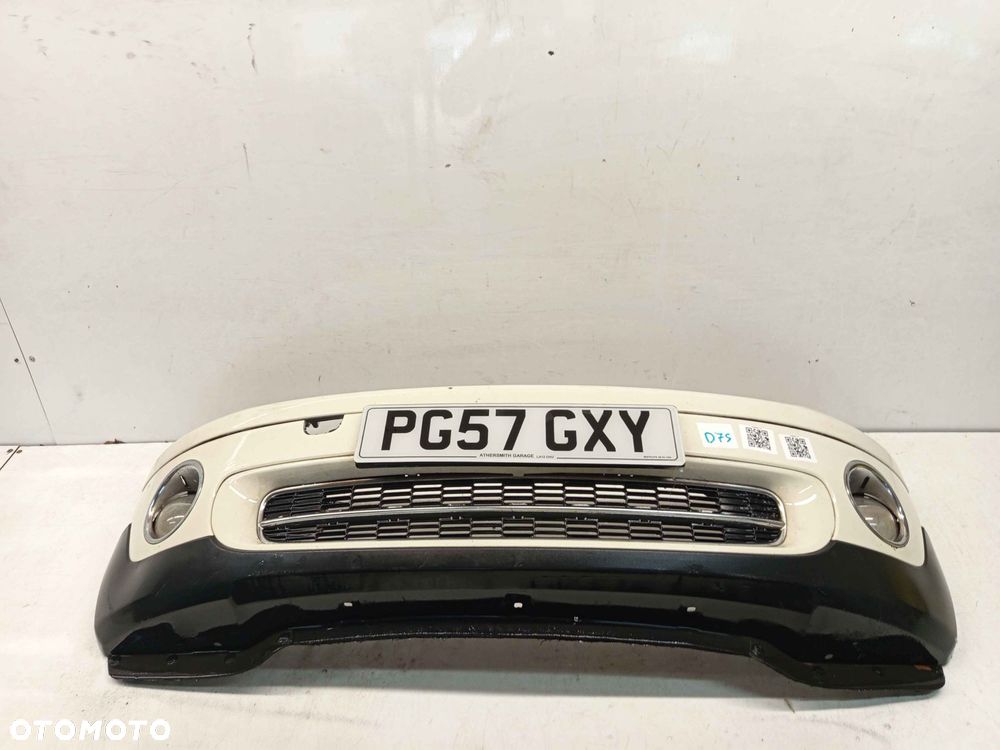 + ZDERZAK PRZÓD PRZEDNI MINI COOPER R55 R56 PEPPER WHITE BIAŁY HALOGENY - 1