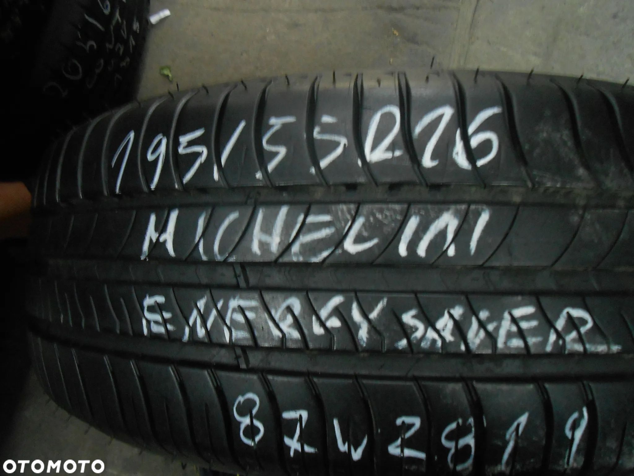 OPONA POJEDYNKA 195/55R16 MICHELIN ENERGY SAVER DOT 2819 7.4MM - 1