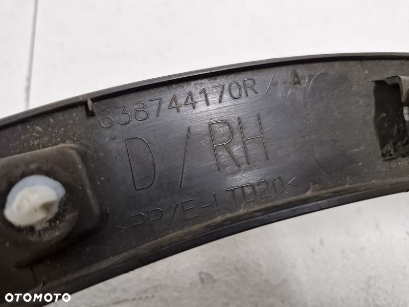 RENAULT KADJAR LISTWA NAKŁADKA OSŁONA BŁOTNIKA PRAWY PRZÓD PRZEDNIA PRAWA 638744170R - 9