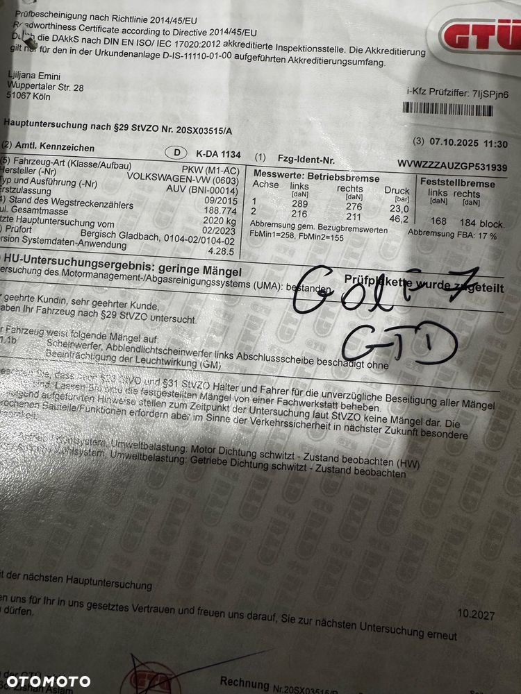 Volkswagen Golf GTD (BlueMotion Technology) DSG - 31