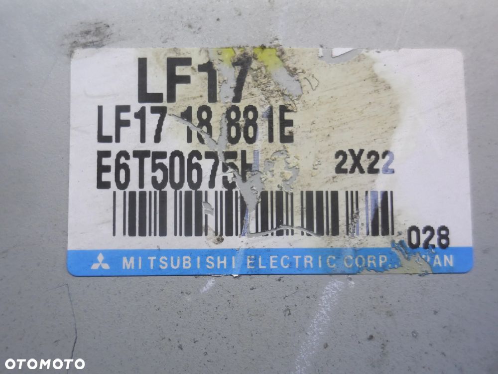 MAZDA 6 I GG KOMPUTER SILNIKA E6T50675H3 1.8 2,0 16V - 2
