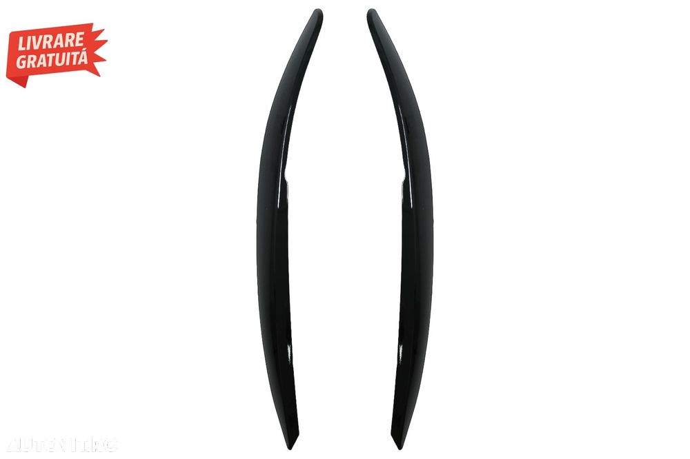 Pleoape Faruri VW Polo 6R 6C (2009-2017) Negru Lucios- livrare gratuita - 2