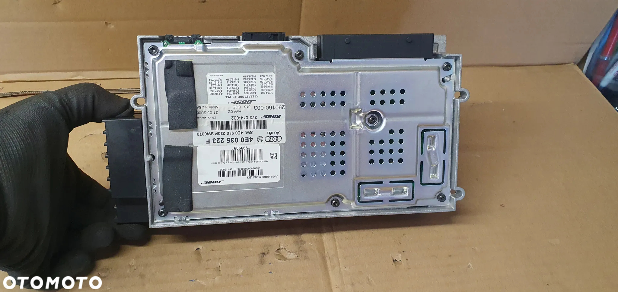Wzmacniacz nagłośnienia Bose Audi A8 D3 4E0035223F 4E0910223P - 3