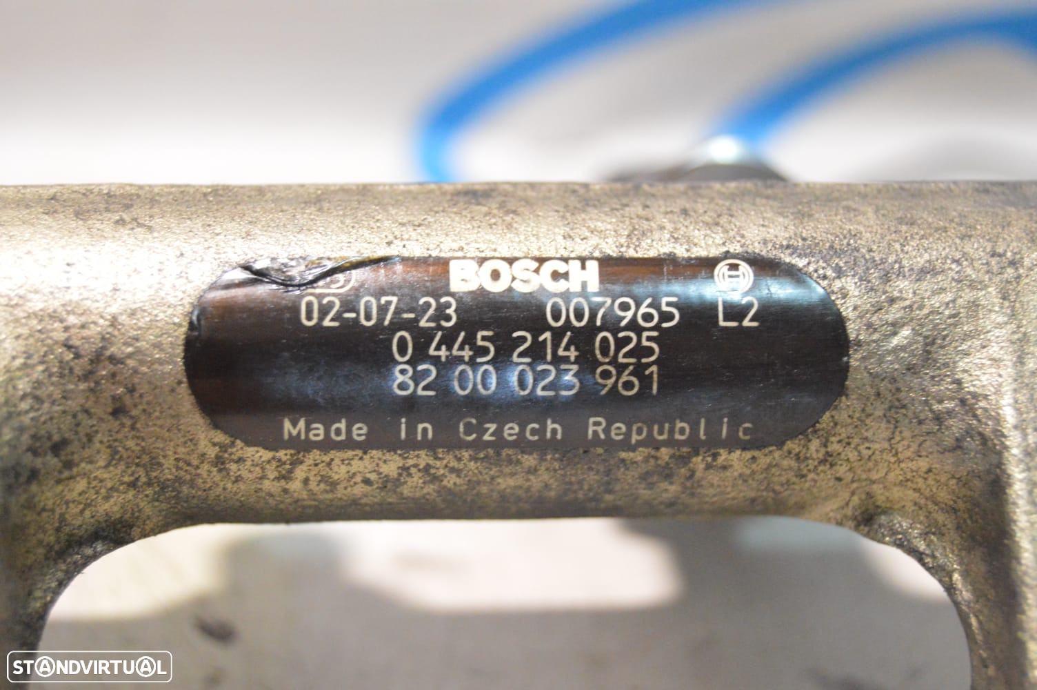REGUA INJETOR INJETORES INJECTOR INJECTORES BOSCH RENAULT 8200023961 0445214025 007965L2 RENAULT LAGUNA II 2 MK2 BG0 BG1 2.2 DCI 150CV G9TD7 RENAULT MASTER TRAFIC NISSAN INTERSTAR PRIMASTAR OPEL VIVARO MOVANO - 4