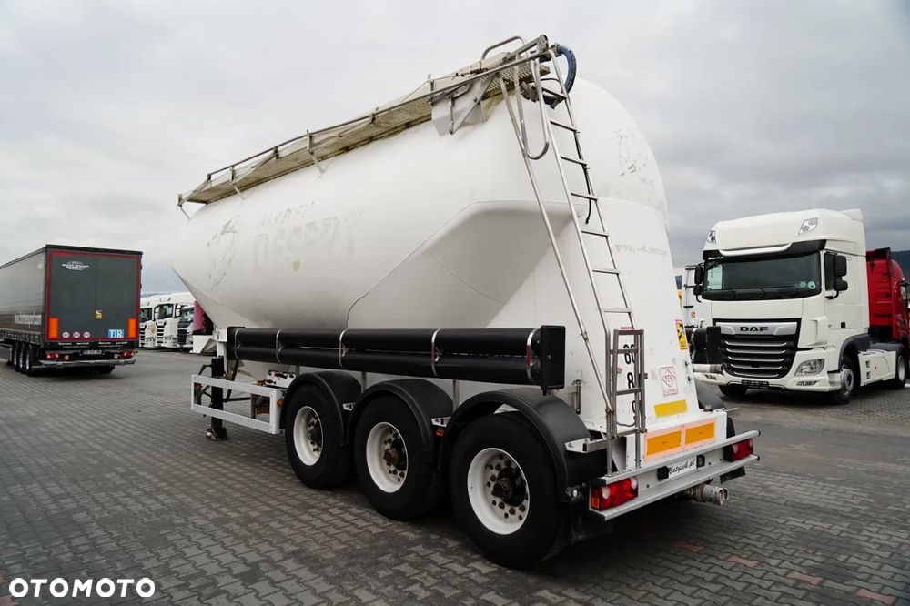 Feldbinder CEMENTONACZEPA / 2 KOMORY / 37 000 L / SILOS / DO MATERIAŁÓW SYPKICH / ALUFELGI - 5