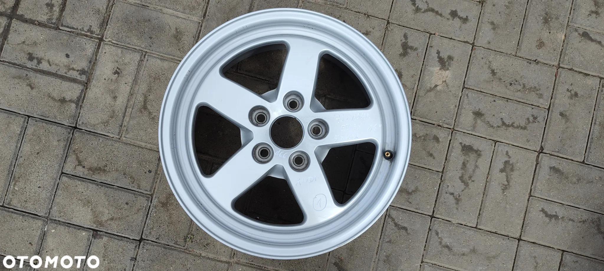 FELGI AULMINIOWE 8W0601025 5x112 7Jx16 CALI ET 35 AUDI A4B8 B9 KOMPLET 4 SZTUKI - 2