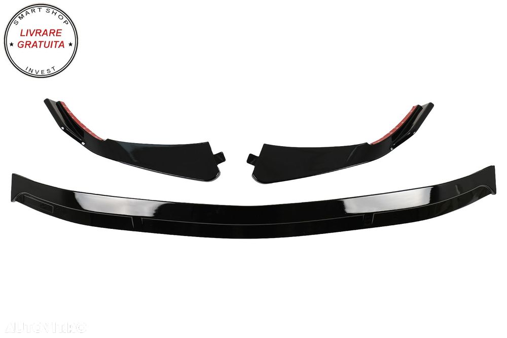 Prelungire Bara Fata Mercedes C-Class W206 S206 Sport Line (2021-Up) Negru Lucios- livrare gratuita - 6