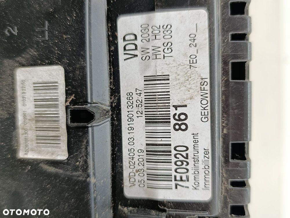 LICZNIK VW TRANSPORTER T6 7E0920861 A2C16186500 2.0 TSI - 7