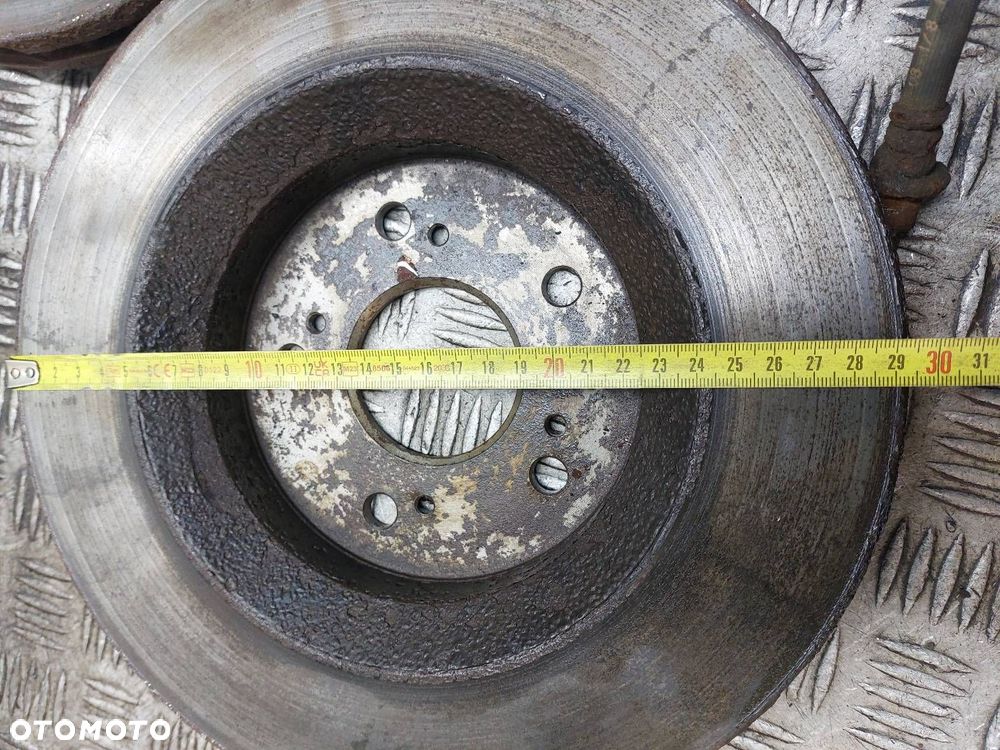 TARCZE HAMULCOWE PRZÓD + KLOCKI + ZACISKI HONDA CR-V III 2.2 i-CTDI - 7