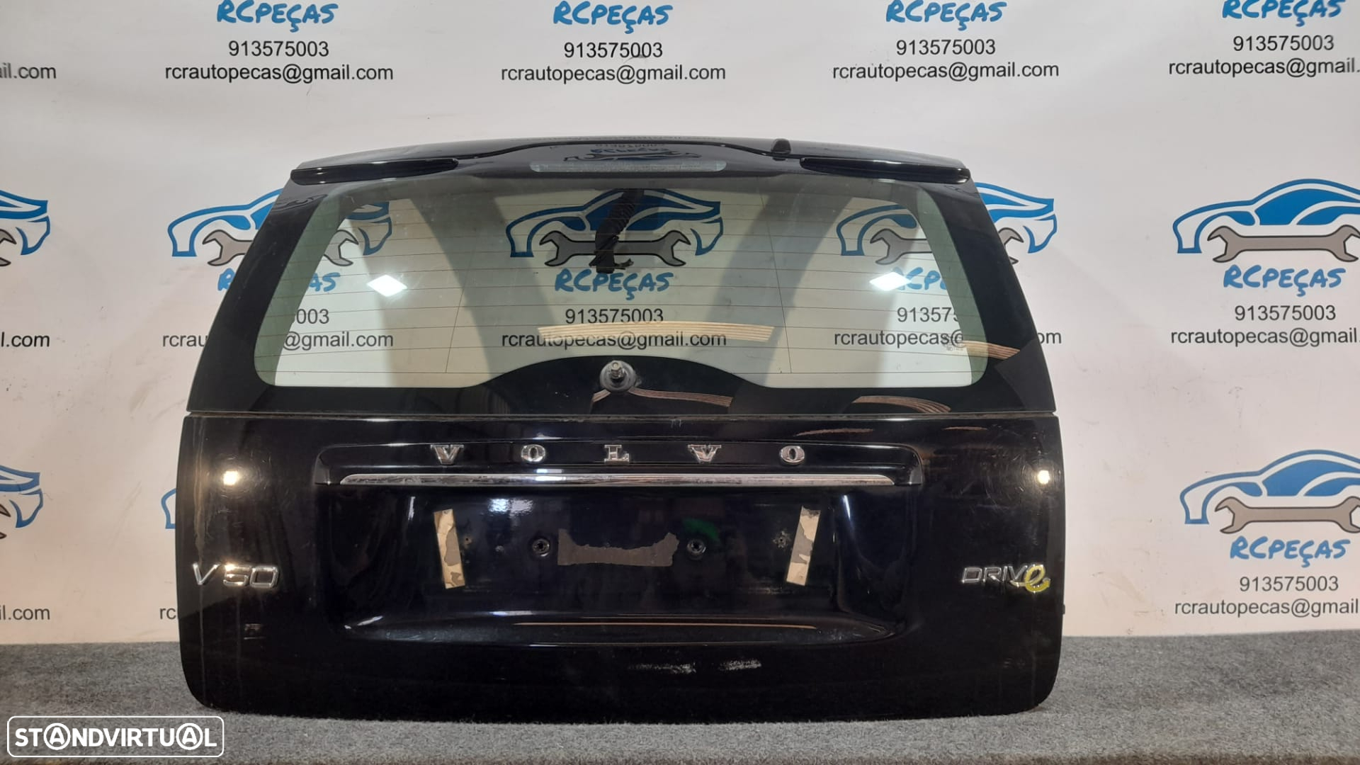PORTA TAMPA MALA VOLVO 31218941 VOLVO V50 545 FASE II 2 FECHO PUXADOR MOTOR VIDRO LUZ 3º STOP SPOILER LIP AILERON - 4