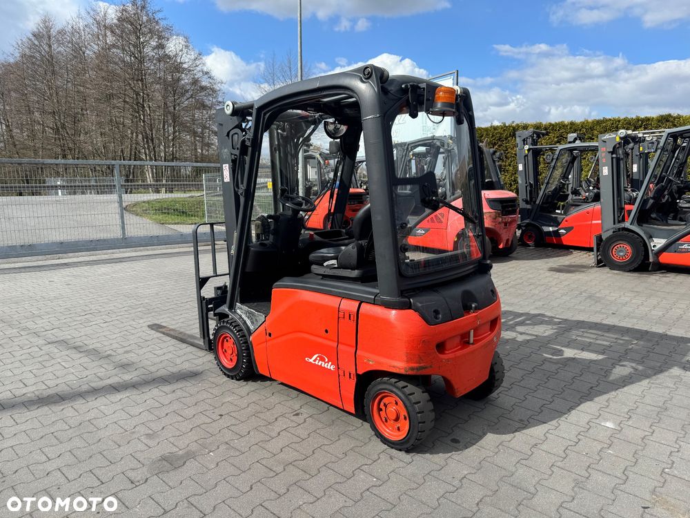 Linde E16P triplex 4 sekcje bat 2023 przesuw wolny skok h16 h18 toyot - 3