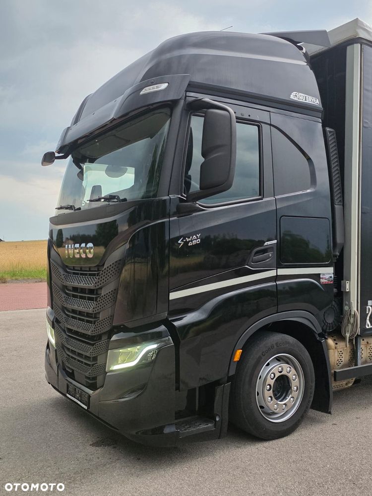 Iveco S-WAY 460 / FIRANKA / WINDA  / NOWE OPONY / 18PALET / AUTOMAT / KLIMA POSTOJOWA / CAŁY NA PODUSZKACH / SYPIALKA / SERWISOWANY / 2021 / JAK NOWY  / E6 - 13
