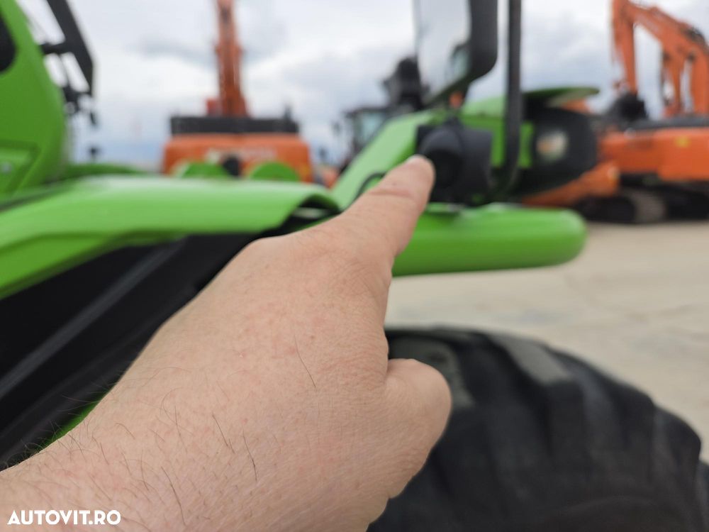 Merlo CA SI O MACARA de 12t, P120.10, ridica 12t la 5m si 7t la 10m, 1.164h, 2018, furci, cupa 3,5mc, Masa operational 15,6t, sistem protectie cu 3 camere/parte, protectie cabina, Aer cond, cilindri de MACARA, posibil leasing 2 ani, PROMOTIE 93.900 EUR+Tva - 16