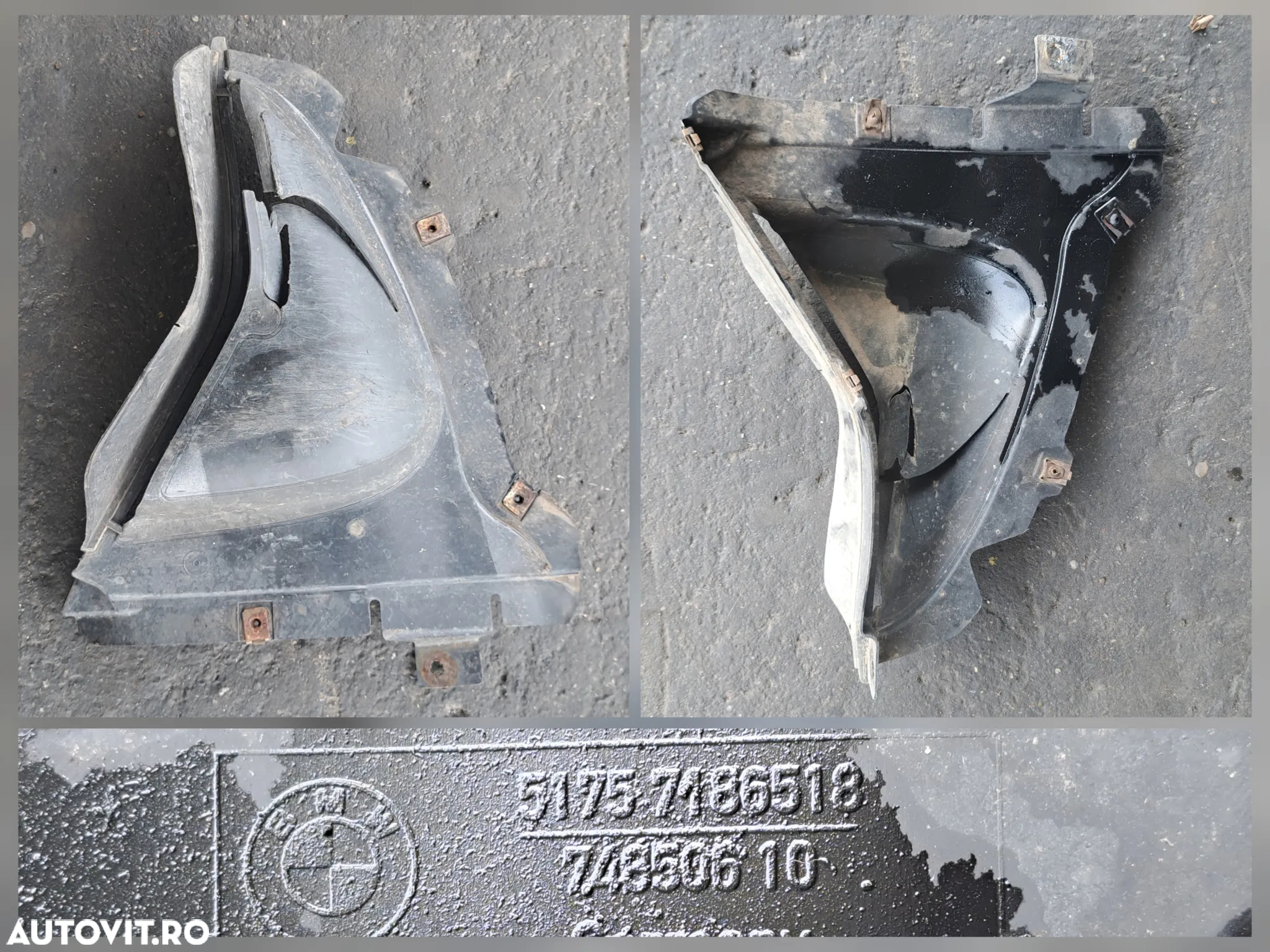 Aparatoare noroi stg dr spate Carenaj stg fata Deflector bara dr spate Scut Rezervor F10+LCI F11+LCI - 5