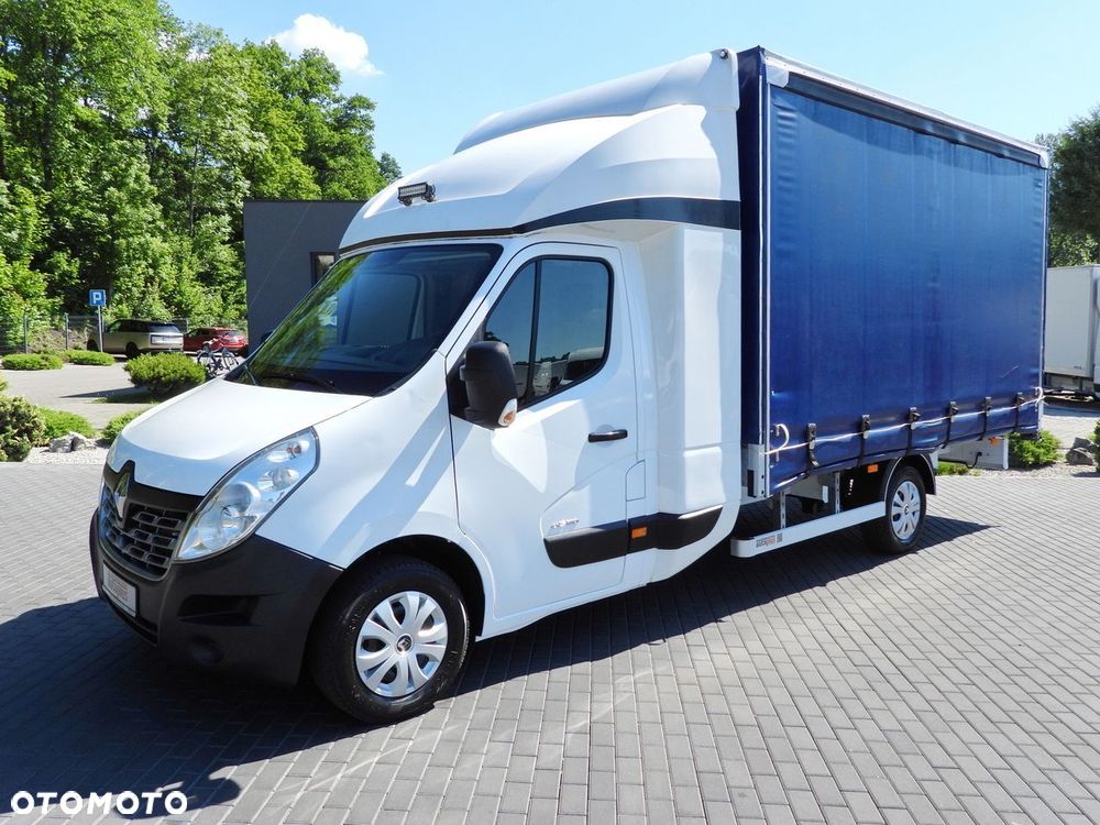 Renault MASTER PLANDEKA 8 PALET TEMPOMAT PNEUMATYKA KLIMATYZACJA  170KM - 19