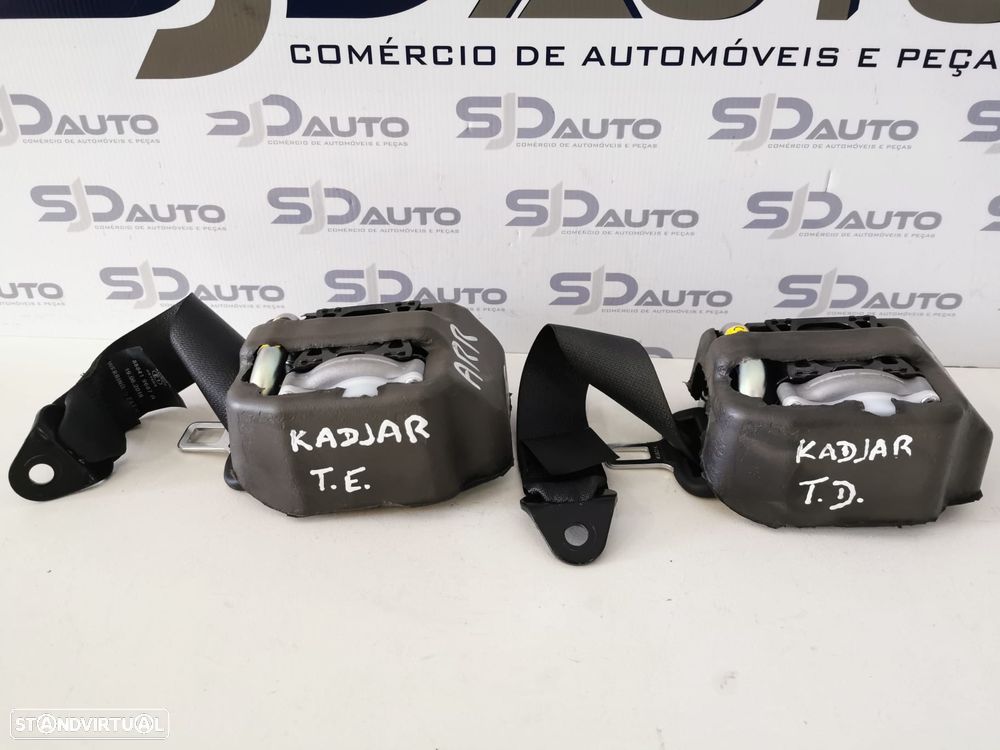 Cinto / Pré Tensores Traseiros - Renault Kadjar / Nissan Qashqai J11 - 1