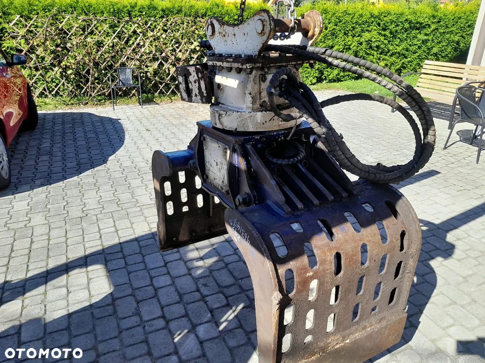 Chwytk obrotowy sortujący wyburzeniowy rozbiórkowy, kleszcze waga 450kg. - 12