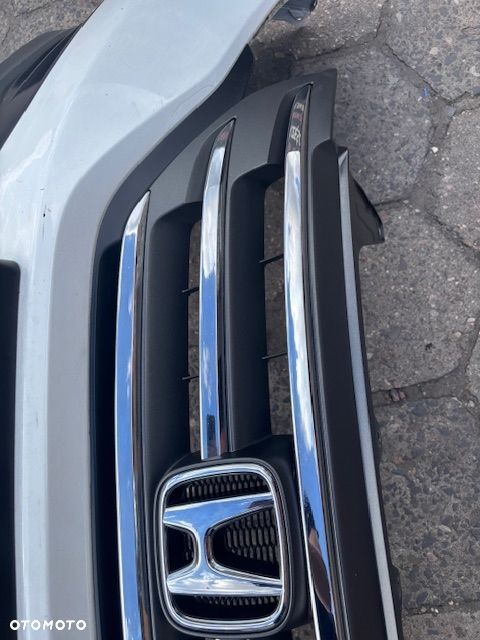 honda cr-v iv 2012-2015r zderzak przód przedni biały nh788p - 7