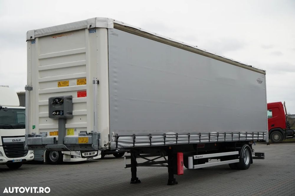 Fruehauf CITYLINER CORTINĂ / 1 AXĂ / DIRECȚIE / LUNGIME 11 M / CUREA CĂRUCIOR / PODEA REZISTENTĂ - 3