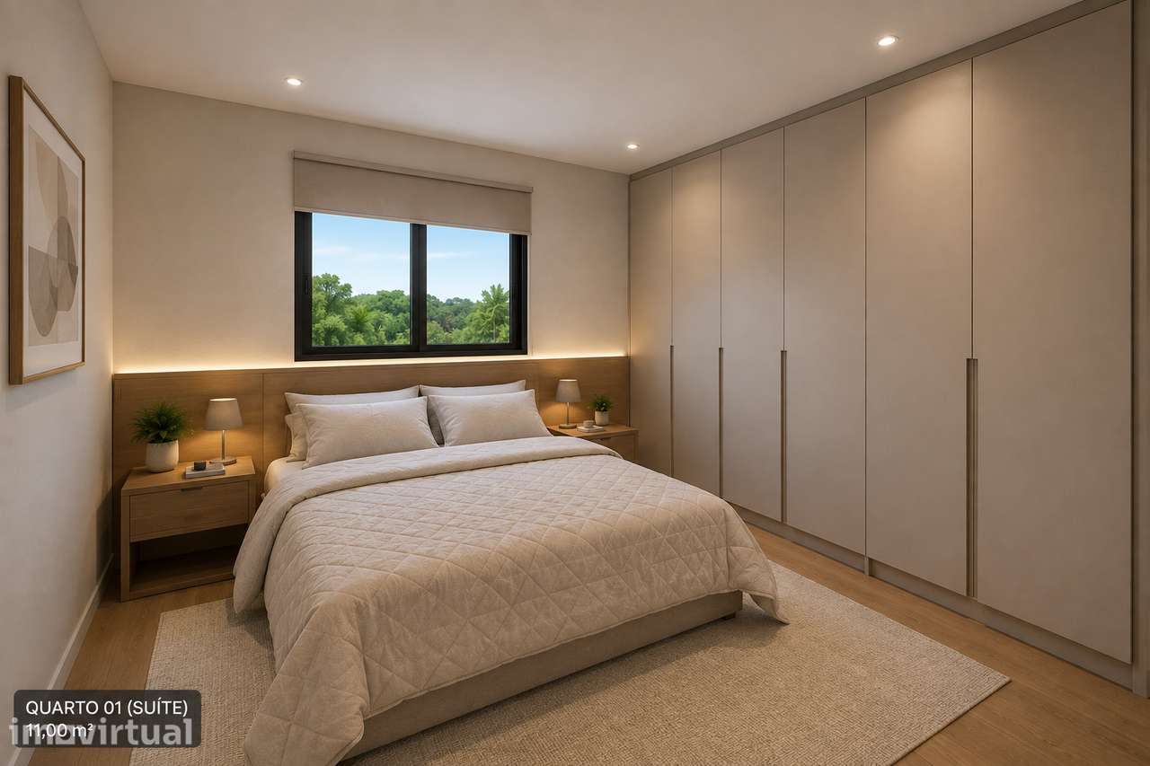 T2 condomínio privado com ginásio e padel - Grande imagem: 5/10