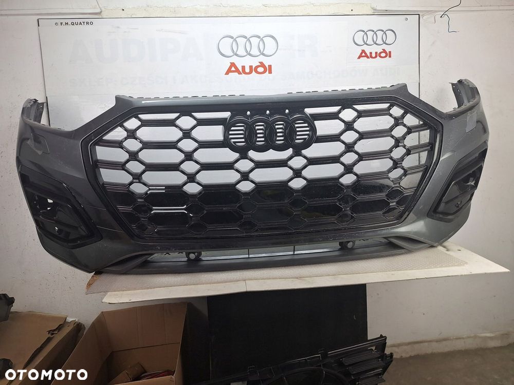 ZDERZAK AUDI SQ5 Q5 80A 80F 2020-2024 S-LINE LIFT BLACK EDITION ATRAPA - 1