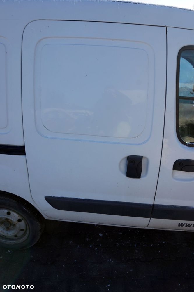 DRZWI TYLNE PRAWE KANGOO I PH2 LIFT O389  BIAŁY RENAULT 2003-2008 - 3