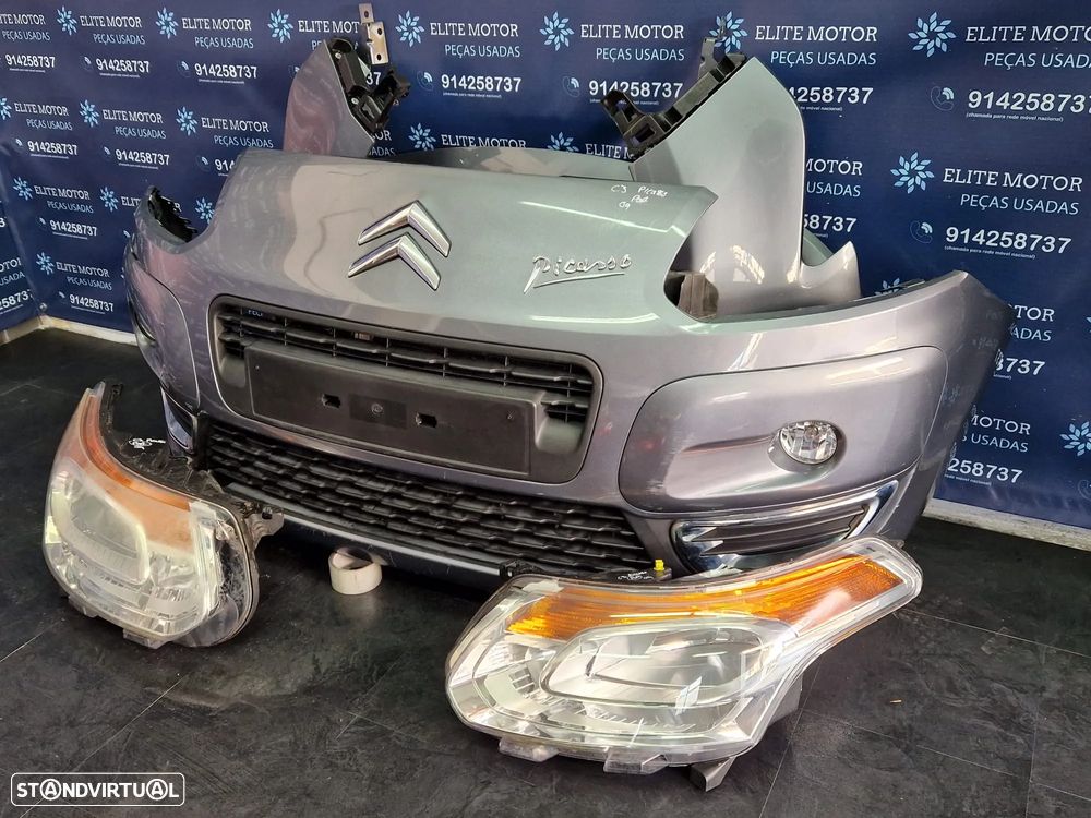 Frente completa usada CITROEN C3 PICASSO 1.6 HDI capot parachoques guardalamas oticas radiadores - 1