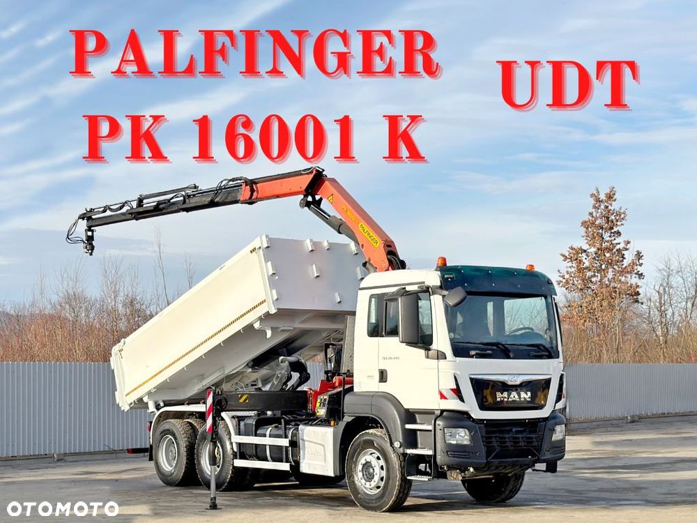 MAN TGS 26.400 *WYWROTKA 4,90m * PALFINGER PK 16001 K + PILOT * 6x4 - 1