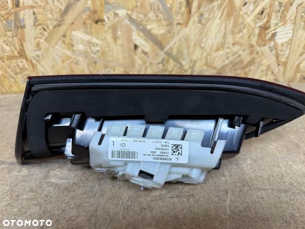 LAMPA TYŁ LEWA W KLAPĘ LED MERCEDES BENZ A238 W238 E COUPÉ A2389063501 - 5