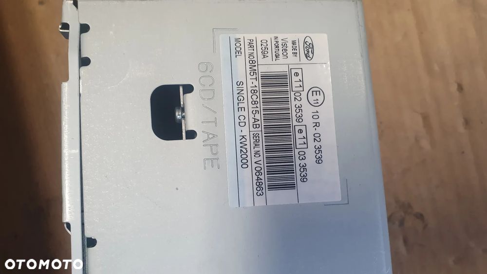 Radio  Ford 6000 CD - 7