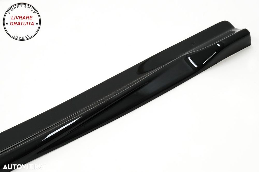 Extensii Praguri Laterale Mercedes A-Class W176 Sport Line A45 (2012-2018) Negru L- livrare gratuita - 8