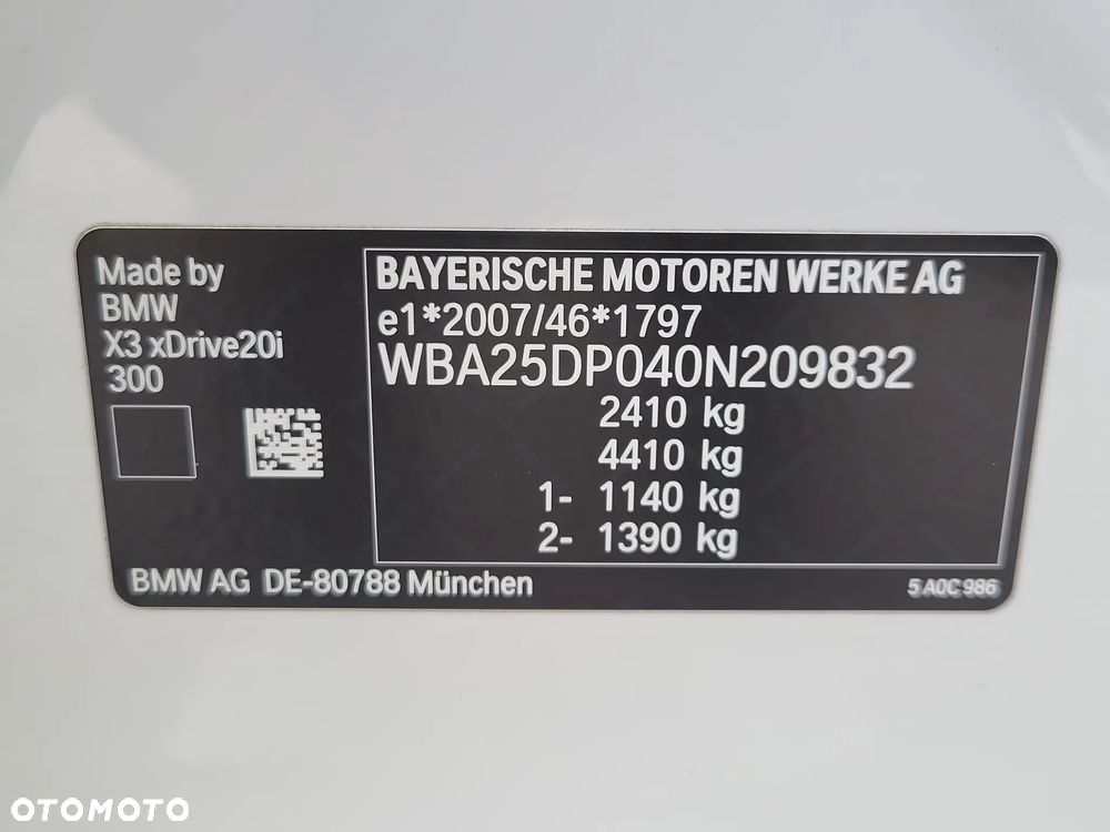 BMW X3 xDrive20i mHEV M Sport sport - 24