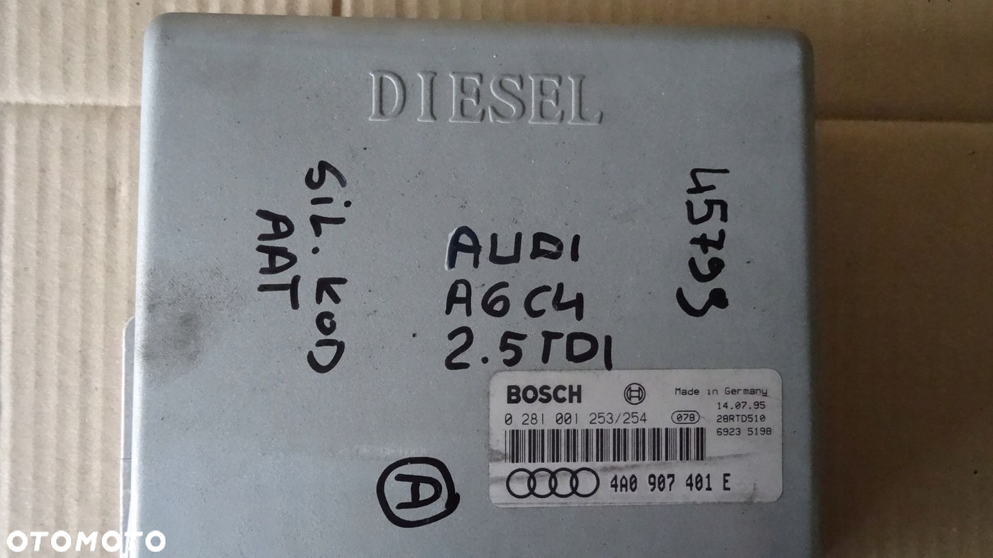 AUDI A6 C4 2.5TDI KOMPUTER STEROWNIK SILNIKA 4A0907401E - 2