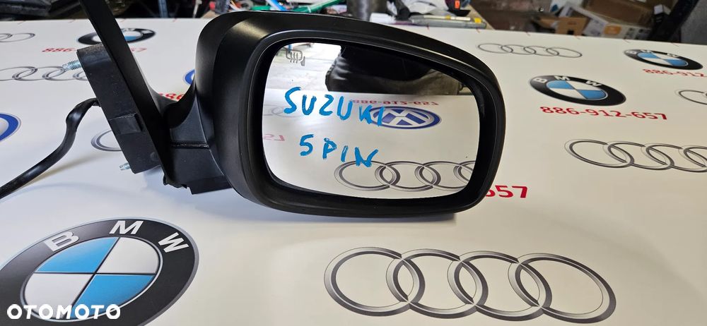 SUZUKI SWIFT III MK6 2005-2010 Lusterko Zewnętrzne prawe Lusterko pasażera 5 PIN ZCD - 4