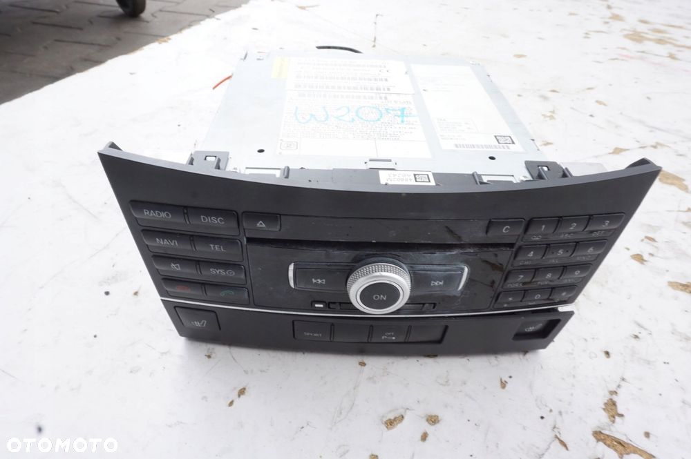 RADIO CD A212900451280 MERCEDES E W212 C207 COUPE - 1